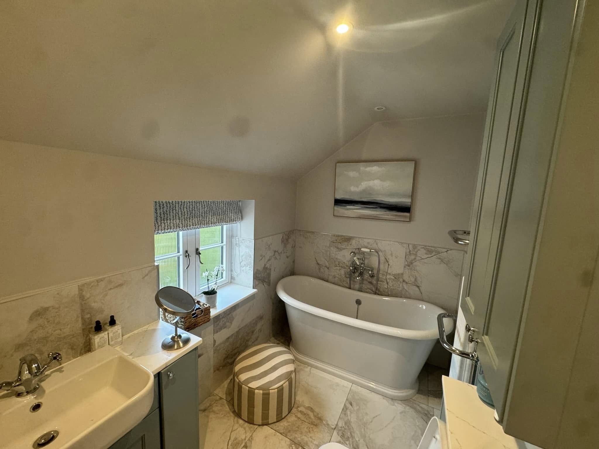 Bathroom completed by Tudor Roofing and Building in Lincolnshire.