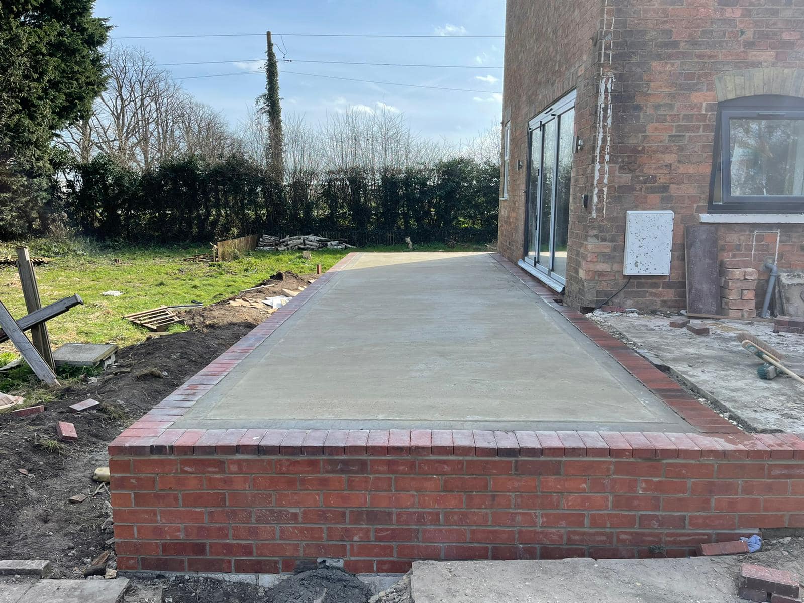New concrete Patio